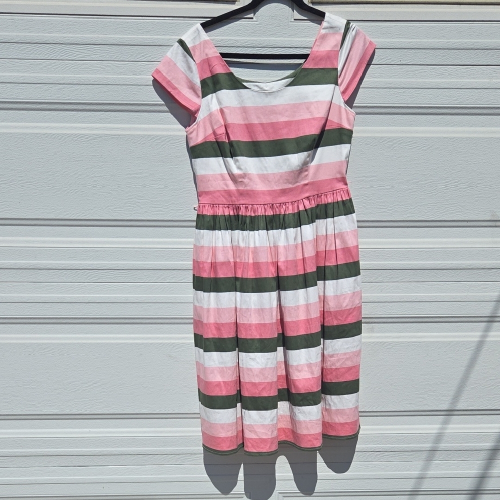 Collectif Pink and White Cotton Blend Garment